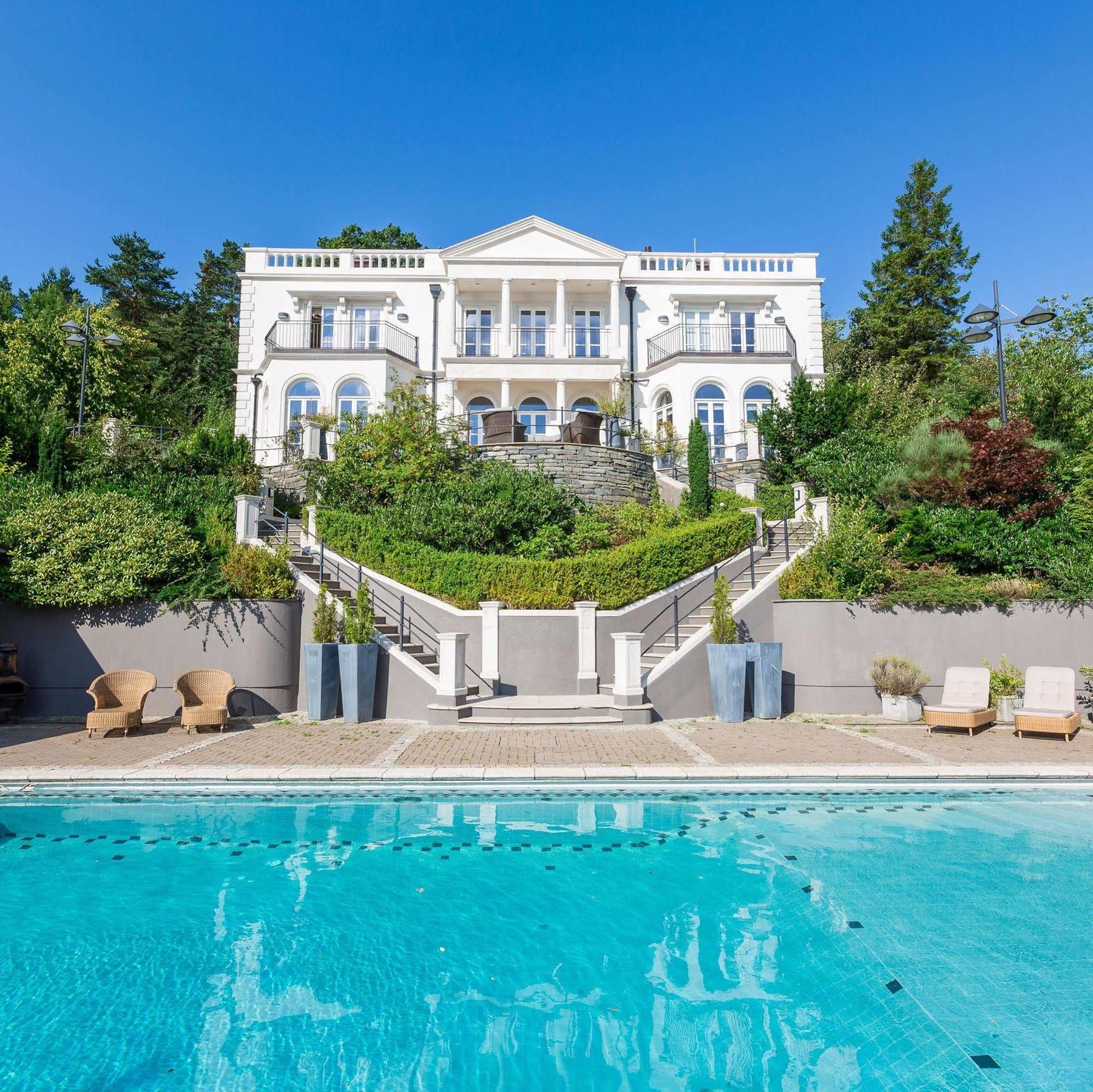 Villa Charlotte Bergen Esterno foto